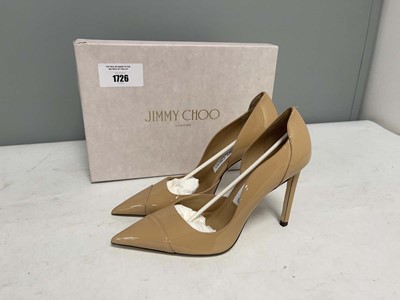 Lot Jimmy Choo UK5 brigitte patent leather heels...
