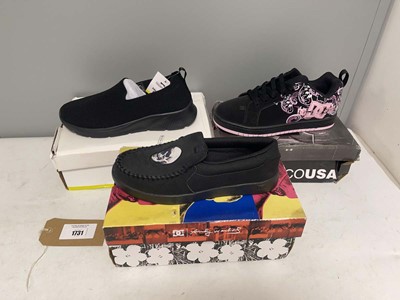 Lot 3x Boxed pairs of shoes to include DC Shoes...