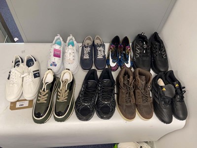 Lot 9x Pairs of trainers to include Adidas, Pavers,...
