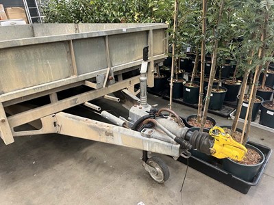 Lot 4412 - Ifor Williams galvanised twin axle plant...