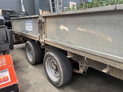 Lot 4412 - Ifor Williams galvanised twin axle plant...