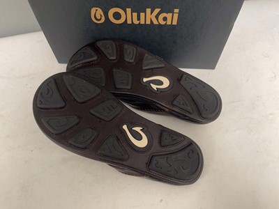 Lot Olukai UK10 mea ola sandals in dark java - boxed