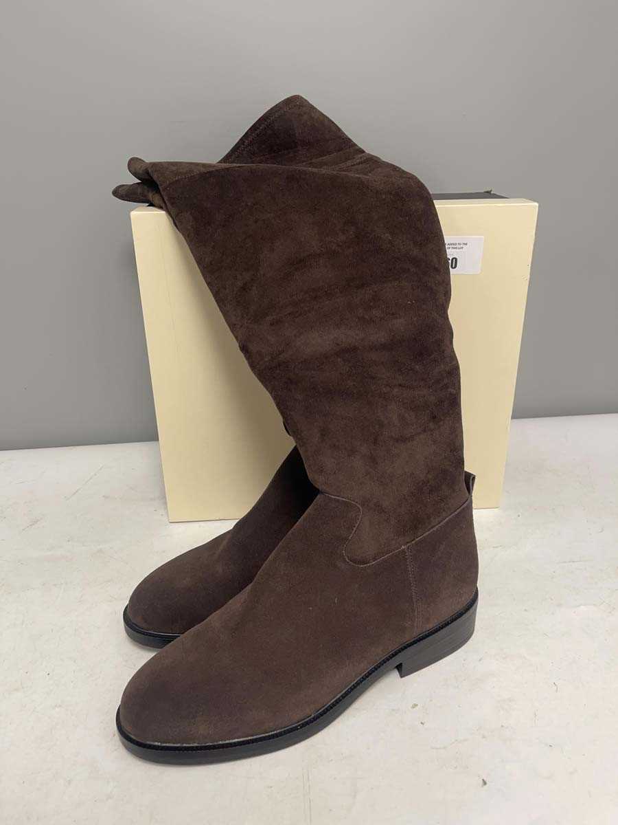 Lot Kurt Geiger EU41 brown suede boots - boxed