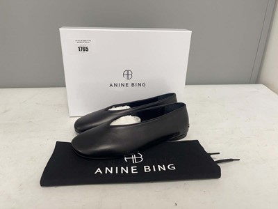 Lot Annie Bing EU39 ana smooth leather flats in...