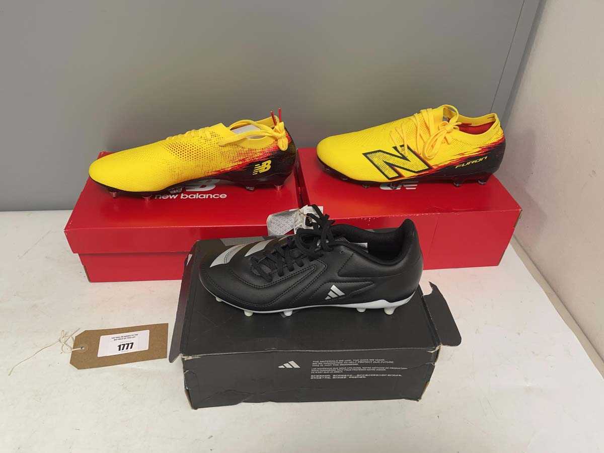 Lot 3x Boxed pairs of football boots to include...