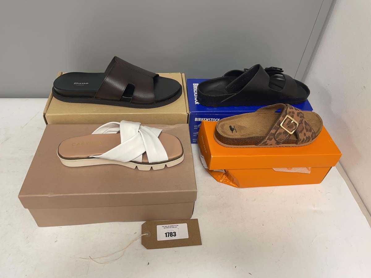 Lot 4x Boxed pairs of sandals to include Rocket...