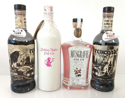 Lot 142 - 4 bottles of Gin, 2x Doghouse Distillery...