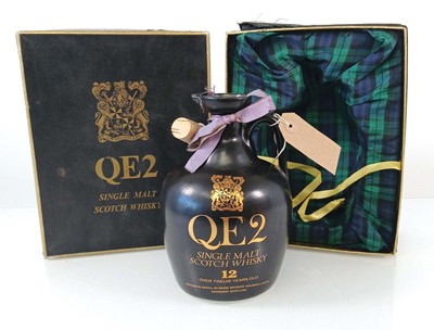 Lot 146 - A QE2 ceramic crock of 12 year old Single Malt...