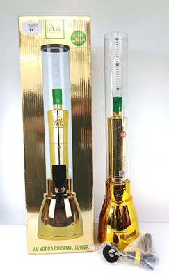 Lot 147 - An AU Vodka Cocktail Tower with bottle of AU...
