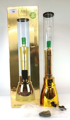 Lot 148 - An AU Vodka Cocktail Tower with bottle of AU...