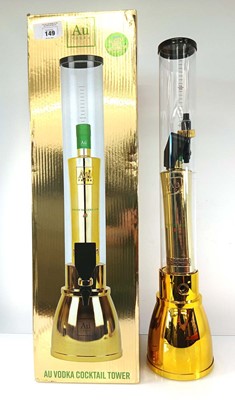 Lot 149 - An AU Vodka Cocktail Tower with bottle of AU...