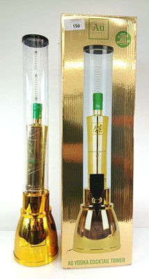 Lot 150 - An AU Vodka Cocktail Tower with bottle of AU...