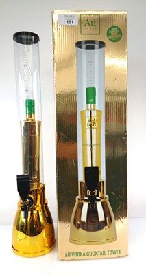 Lot 151 - An AU Vodka Cocktail Tower with bottle of AU...