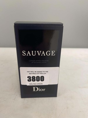 Lot Dior sauvage after-shave lotion 100ml