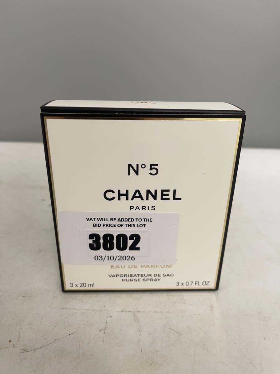 Lot Chanel Paris No.5 twist and spray eau de...