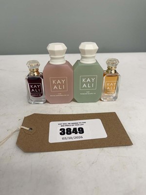 Lot 4x loose small Kayali perfumes