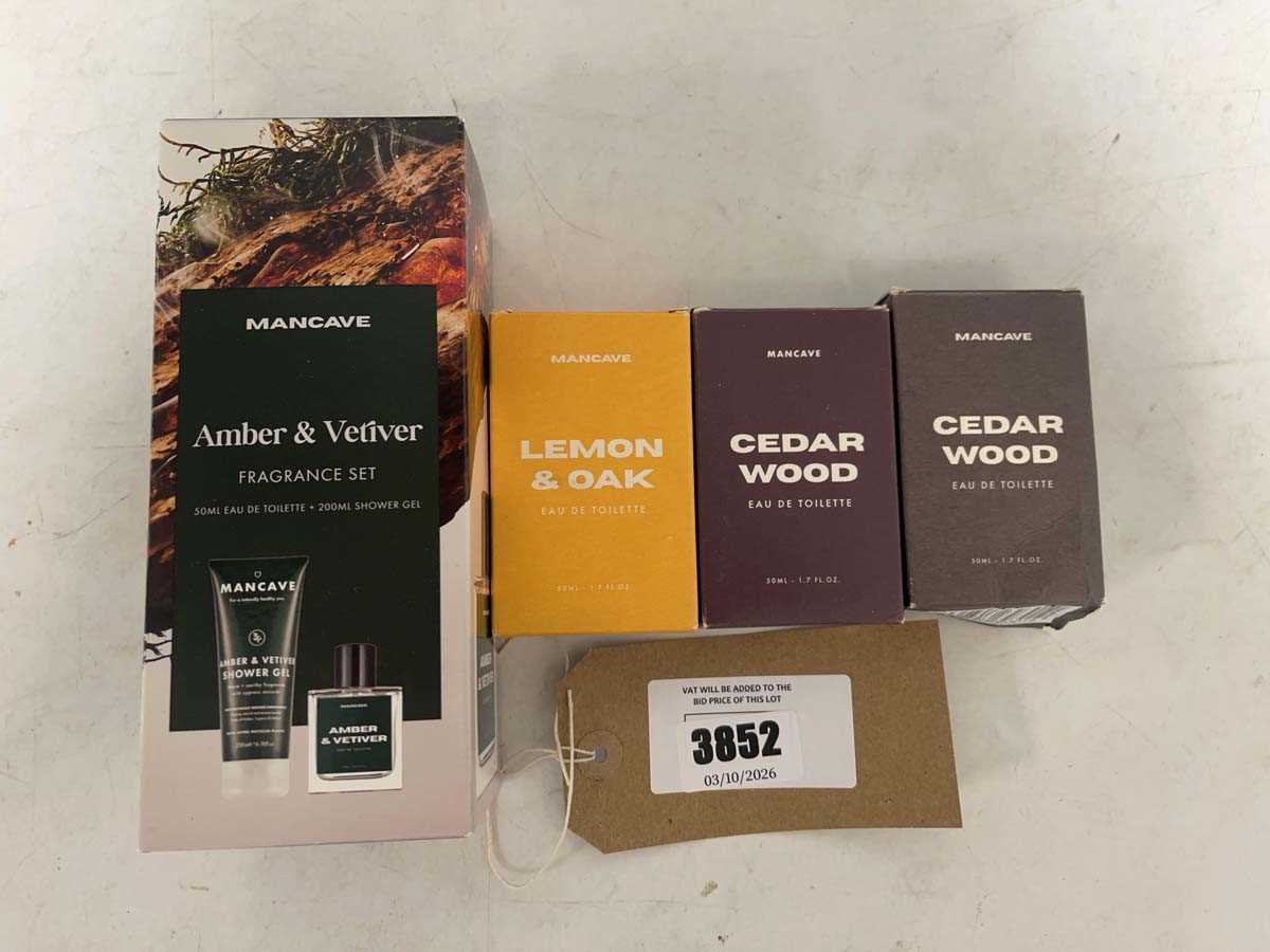 Lot Mancave 3x 50ml eau de toilette plus 50ml +...