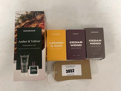 Lot Mancave 3x 50ml eau de toilette plus 50ml +...