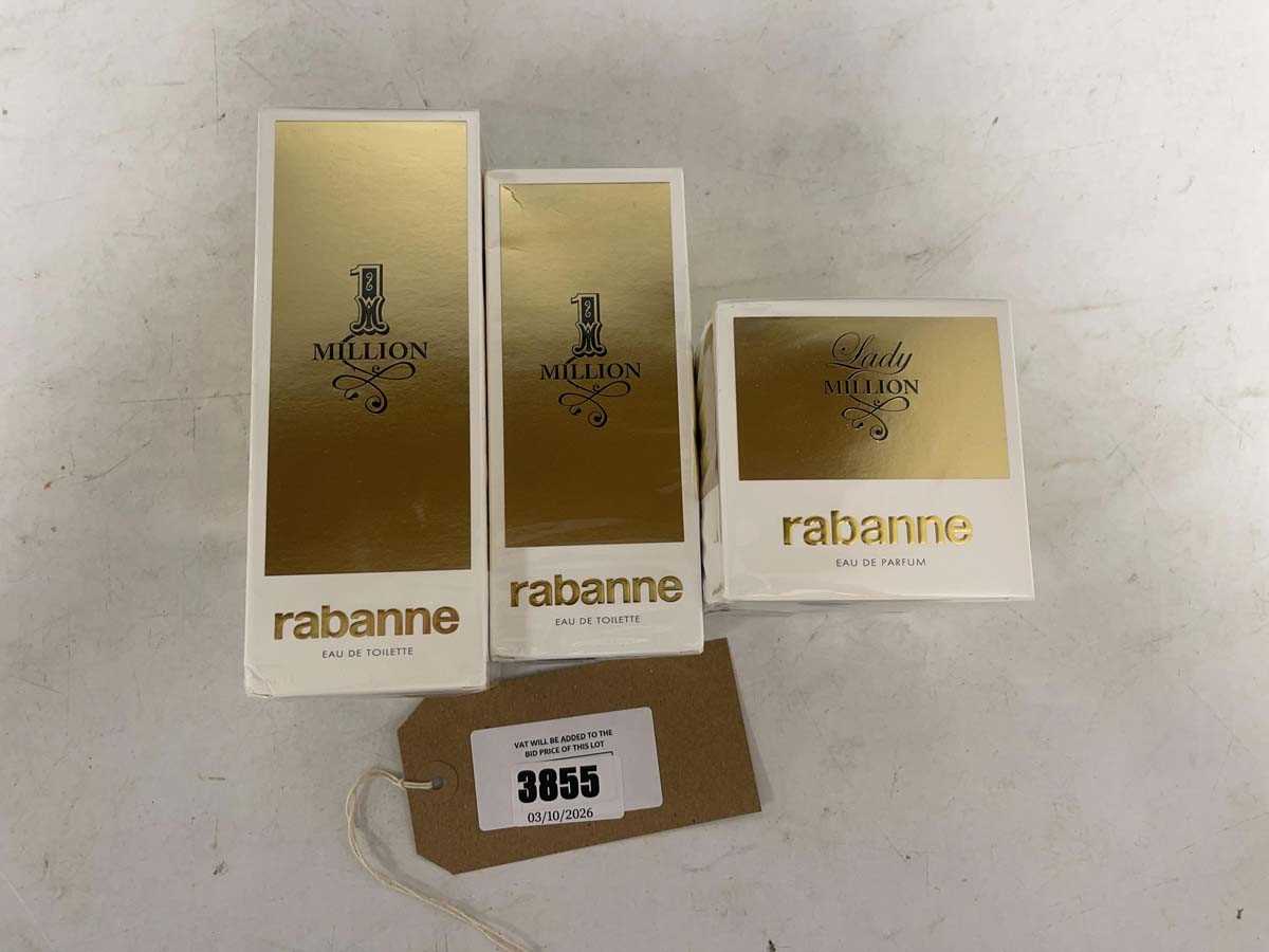 Lot 3x Paco Rabanne million perfumes