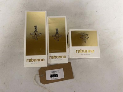 Lot 3x Paco Rabanne million perfumes