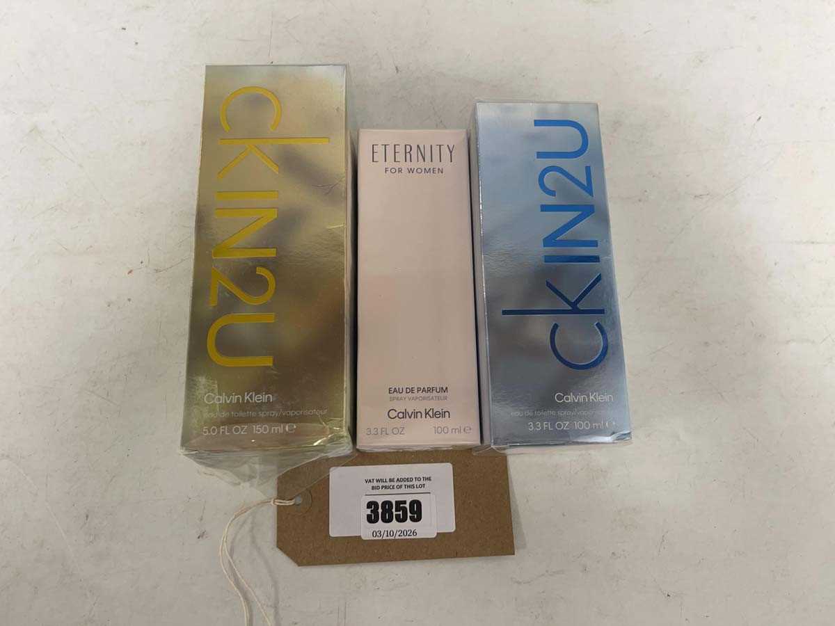 Lot 3x Calvin Klein perfumes