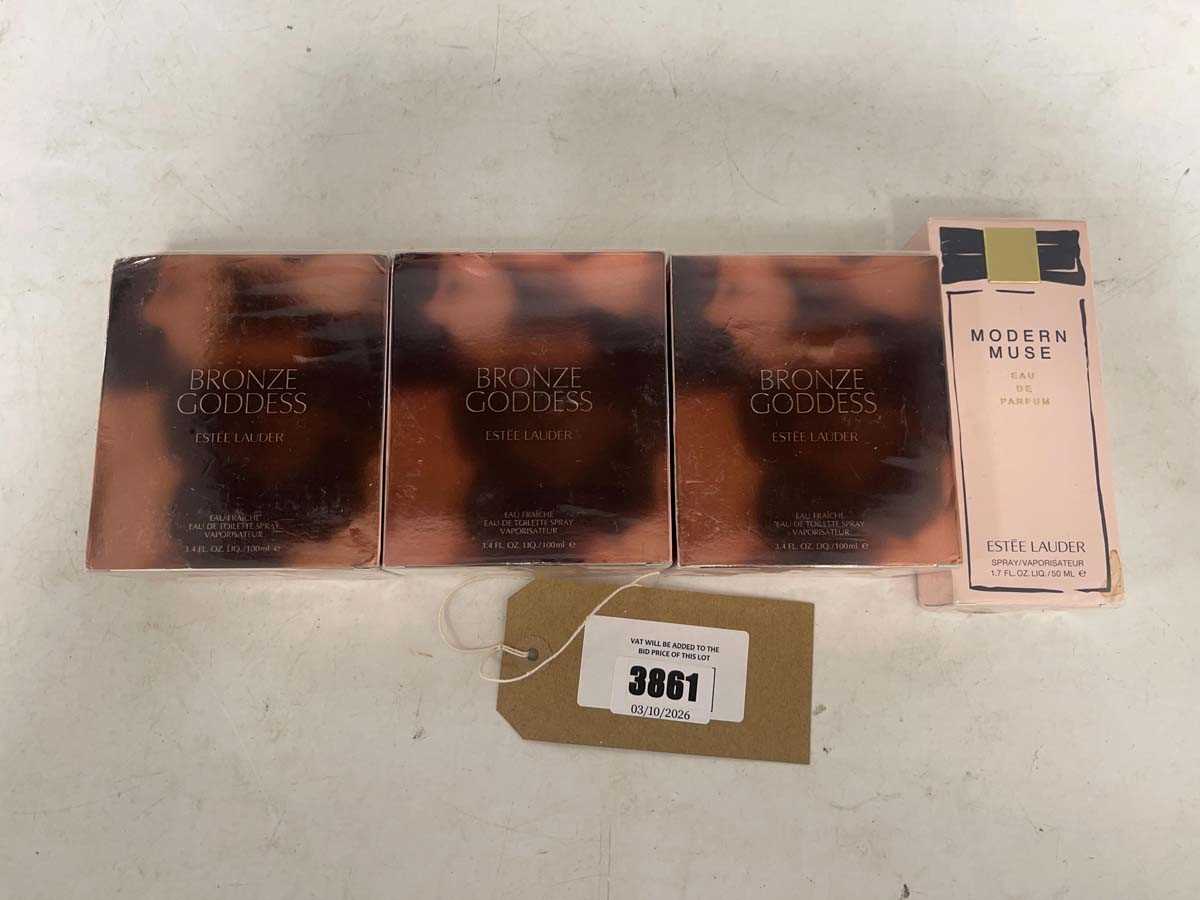Lot 4x Estee Lauder perfumes modern muse / bronze...