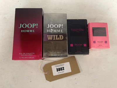 Lot 4x Perfumes to include Valentino & Joop!