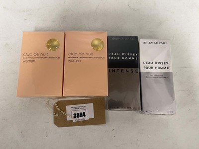 Lot 4x Perfumes to include Issey Miyake & Club de...