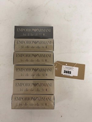 Lot 6x Emporio Armani he / she 100ml perfumes