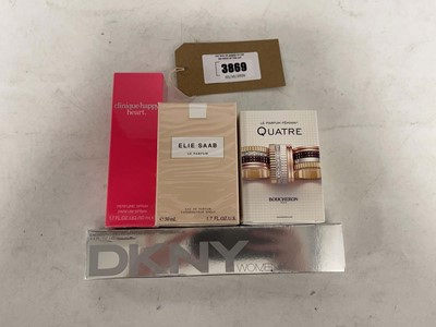 Lot 4x Perfumes to include DKNY, Clinique,...