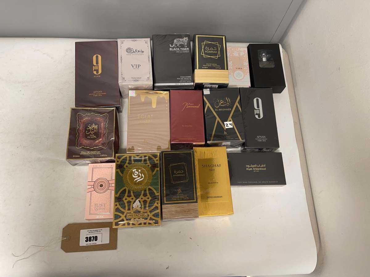 Lot Various Arabian perfumes