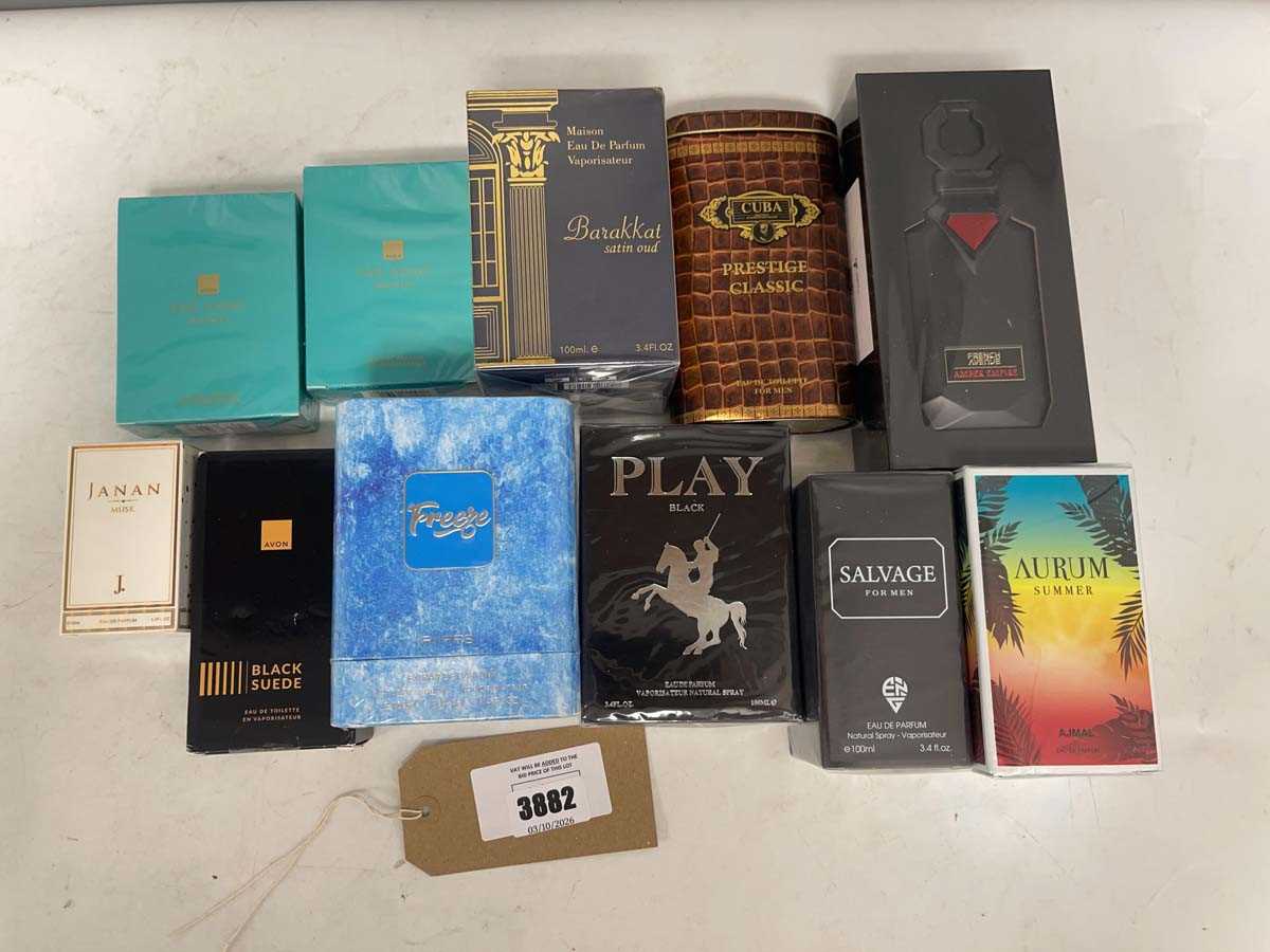 Lot 11x Various perfumes