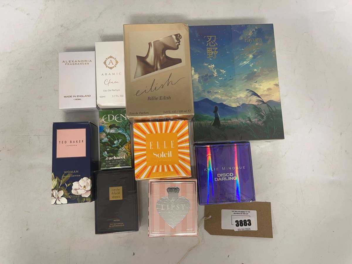 Lot 10x Various perfumes