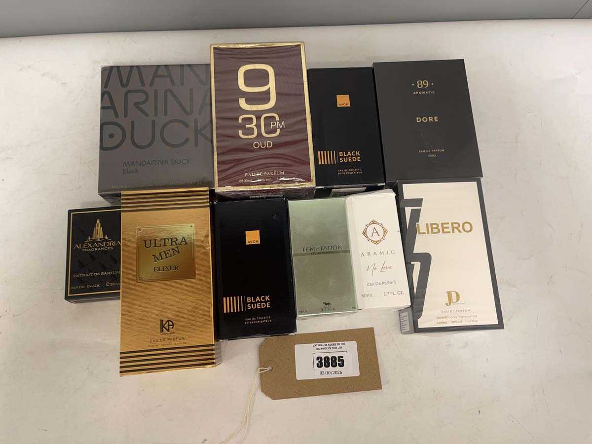 Lot 10x Various perfumes
