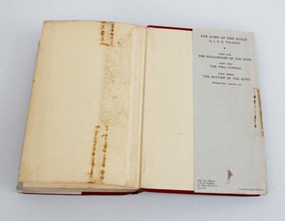 Lot J.R.R. Tolkien, 'The Lord of the Rings', 1st...