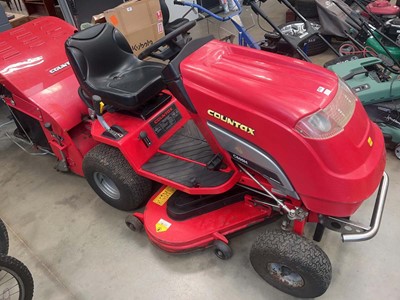 Lot 4136 - Countax C600H petrol ride on lawnmower plus key