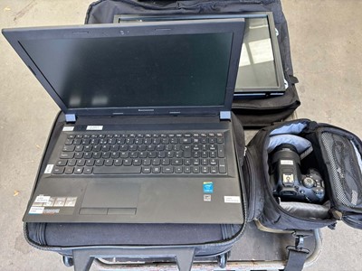 Lot 4341 - Photo booth, camera, laptop, screen etc
