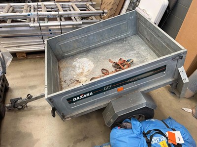 Lot 4353 - Daxara 127 single axle trailer