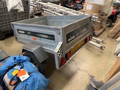Lot 4353 - Daxara 127 single axle trailer