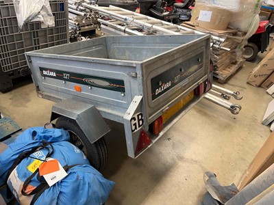 Lot 4353 - Daxara 127 single axle trailer