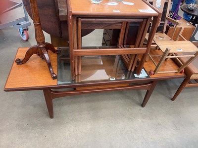 Lot 5156 - G plan coffee table with glazed insert
