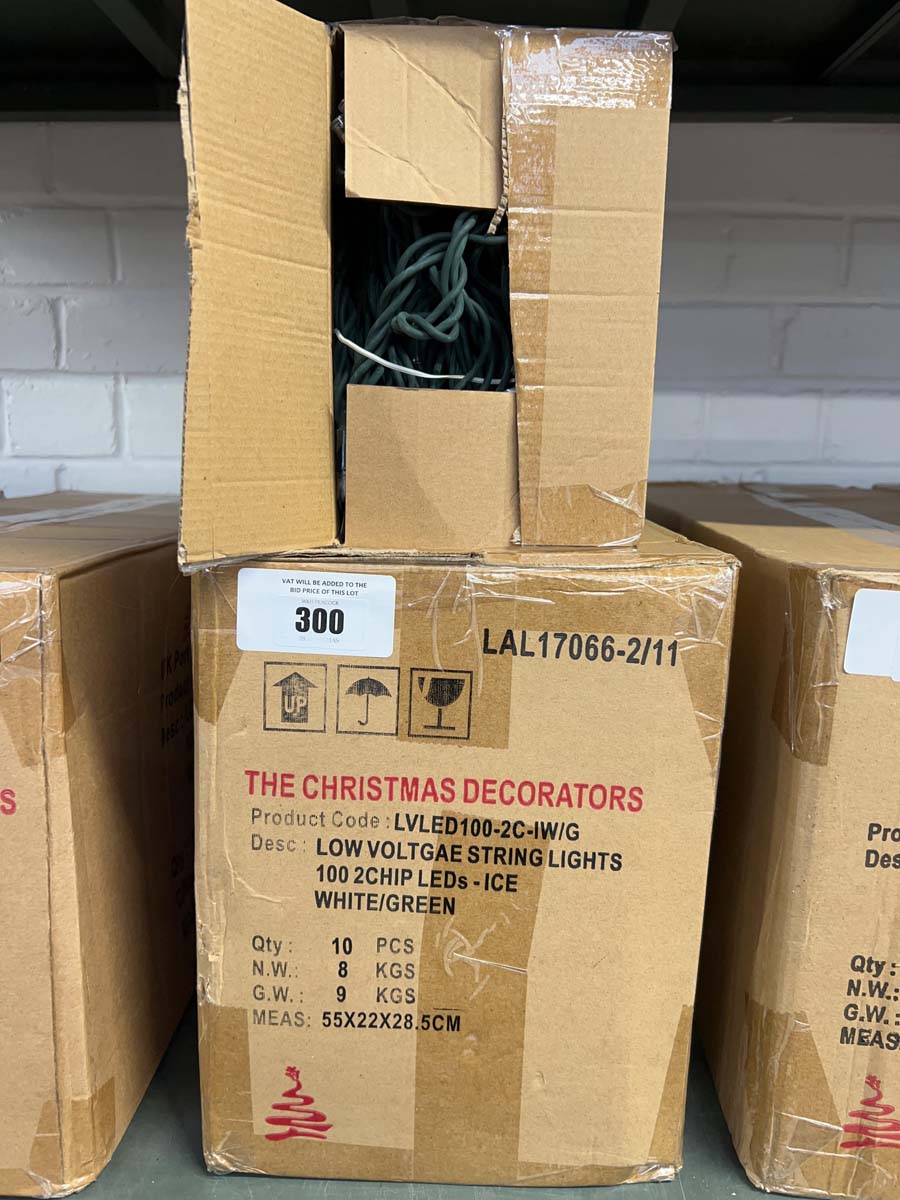 Lot 300 - Box containing 10x packs of 100x LED