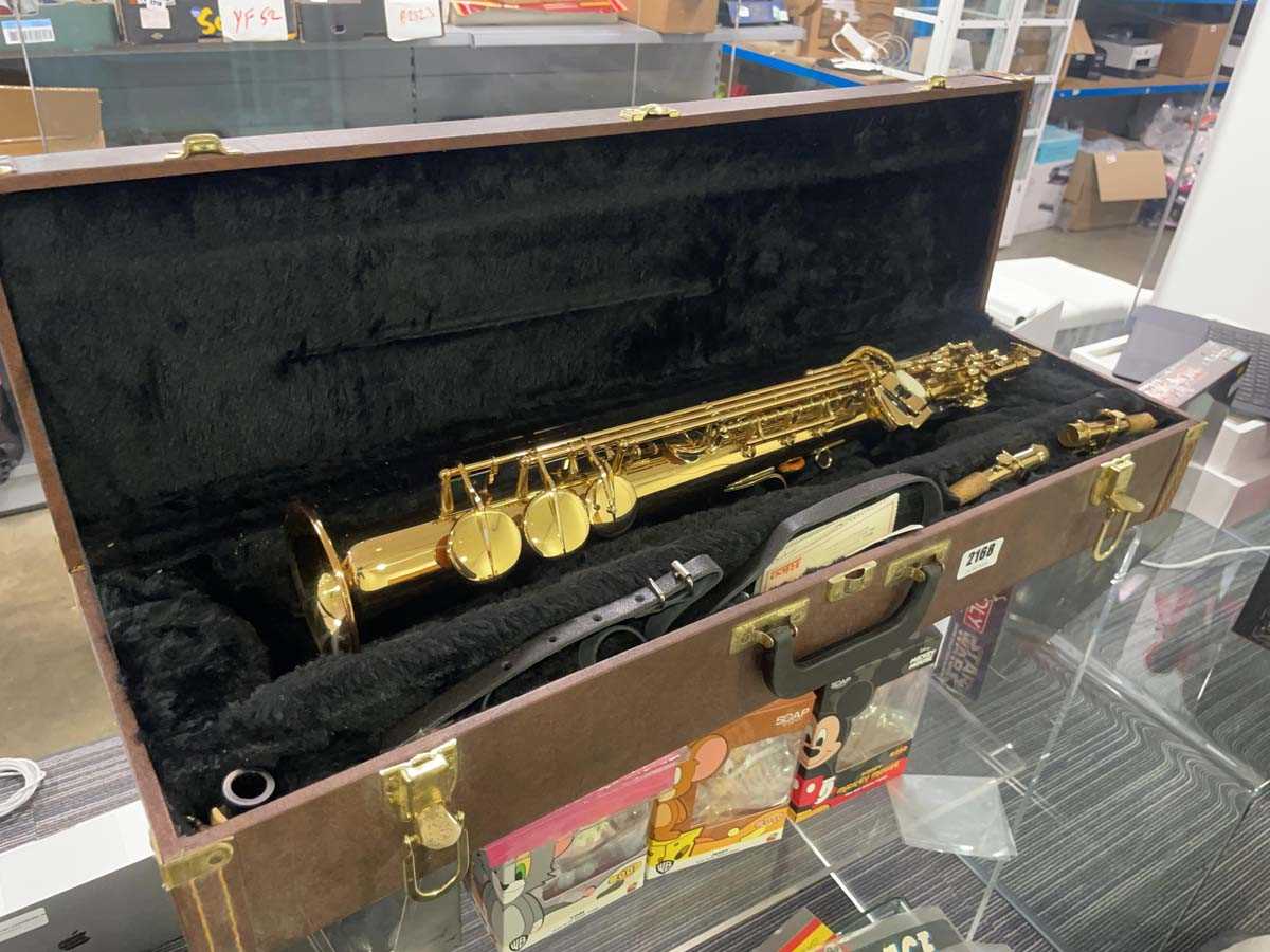 Lot 2168 - Earlham soprano saxophone in case