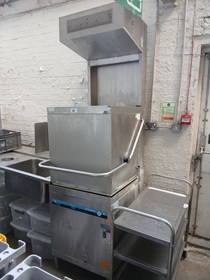 Lot 343 - 62cm Meiko EcoStar 545D lift-top pass-through...