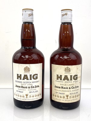 Lot 115 - 2 bottles of Haig Gold Label blended Scotch...