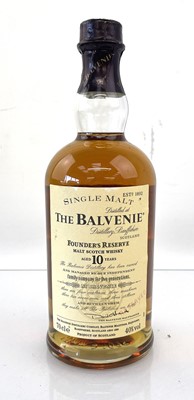 Lot 101 - A bottle of The Balvenie 10 year old Founders...