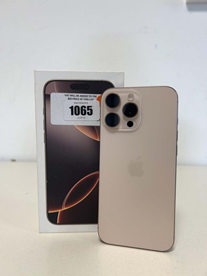 Lot Apple iPhone 16 Pro Max, Desert Titanium,...