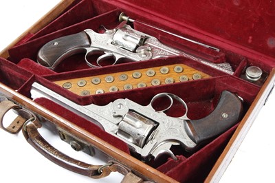 Lot 403 - (S5) An Exceptional Composed Pair of .455/476...
