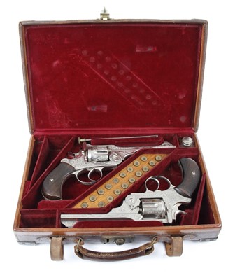 Lot 403 - (S5) An Exceptional Composed Pair of .455/476...