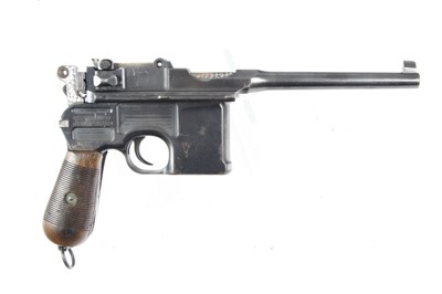 Lot 410 - (S5) .30 Mauser (7.63x25mm) C96 'Broomhandle'...